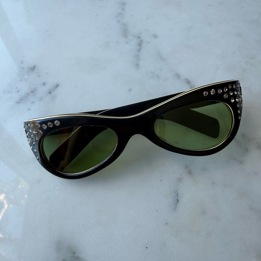 Vintage 50s Sunglasses with Rhinestones